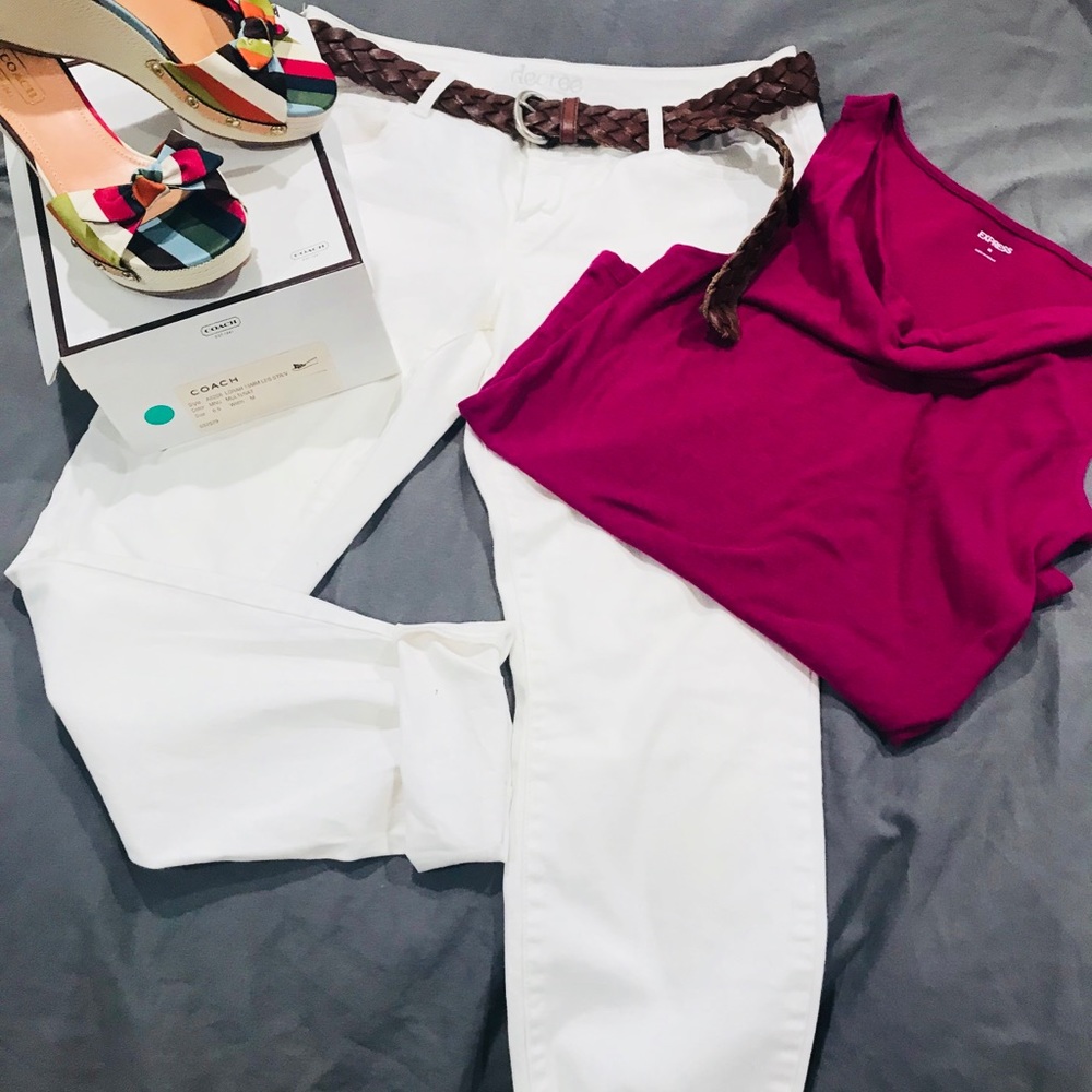 White jeans